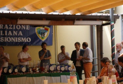 Premiazione escursionisti