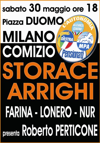 Comizio a Milano